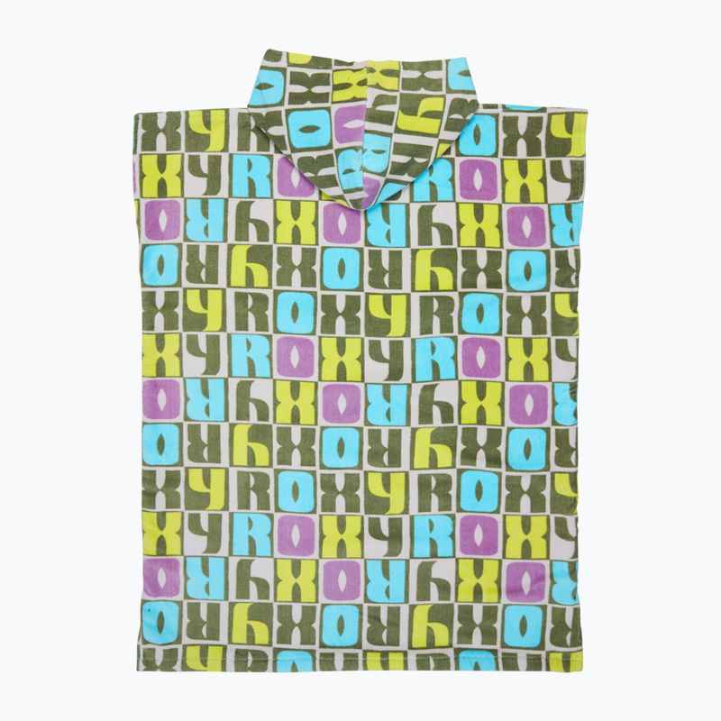 Пончо дитяче ROXY RG Stay Magical Printed oil green letter up 2