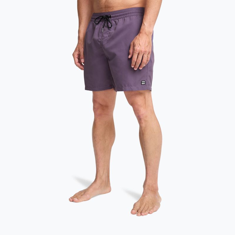 Шорти для плавання чоловічі Billabong All Day Layback dusty grape 6