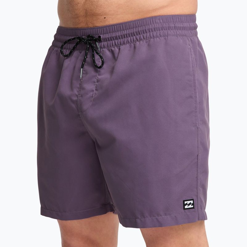 Шорти для плавання чоловічі Billabong All Day Layback dusty grape 7