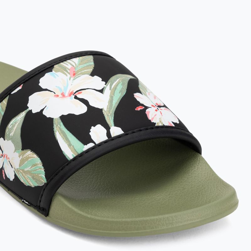Шльопанці жіночі ROXY Slippy IV oil green 7