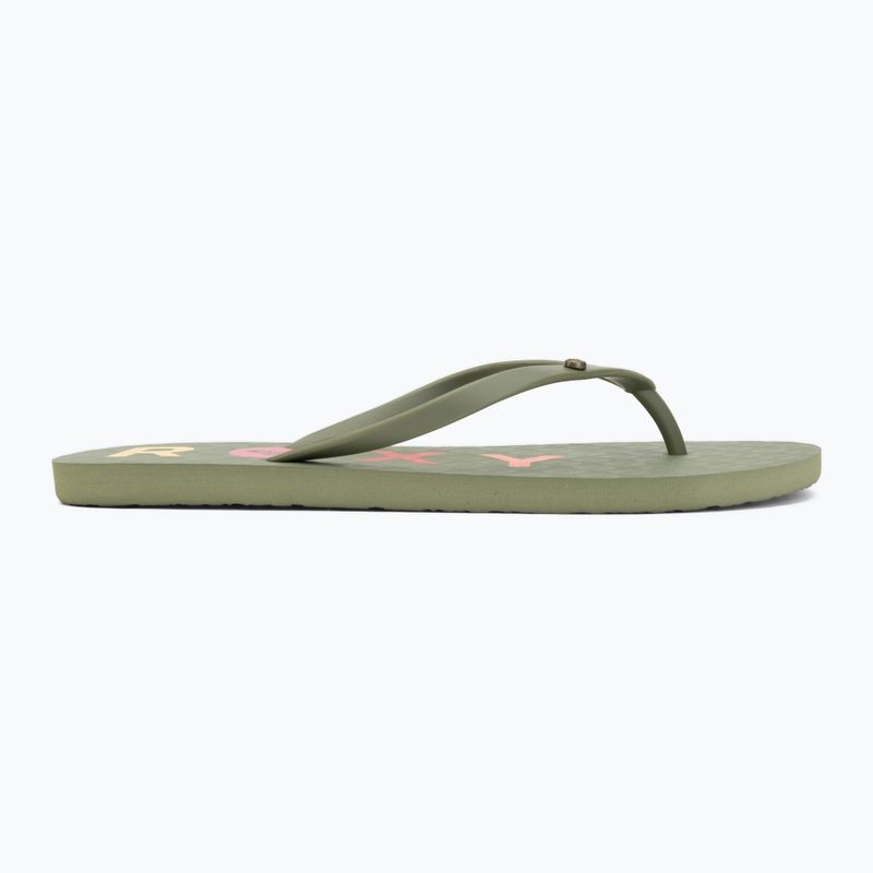 Жіночі японки ROXY Sandy III oil green 2