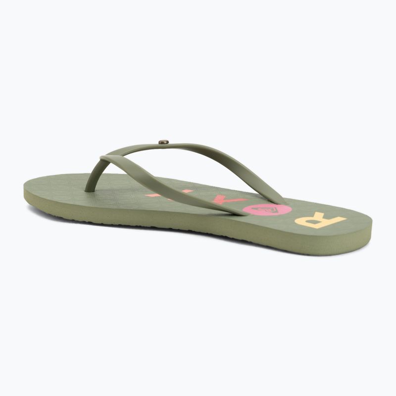 Жіночі японки ROXY Sandy III oil green 3