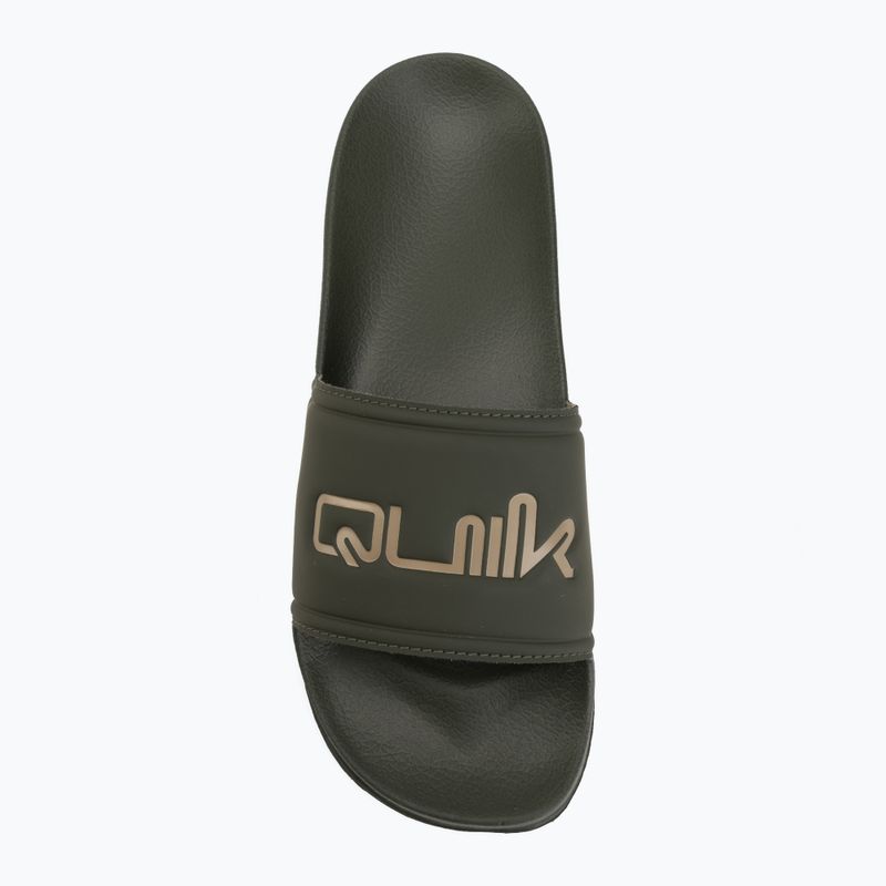 Шльопанці чоловічі Quiksilver Sessions Slide grape leaf 5
