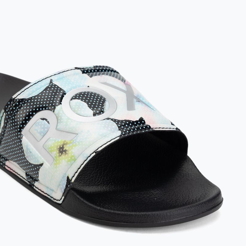 Шльопанці жіночі ROXY Slippy II Printed black multi 1 7