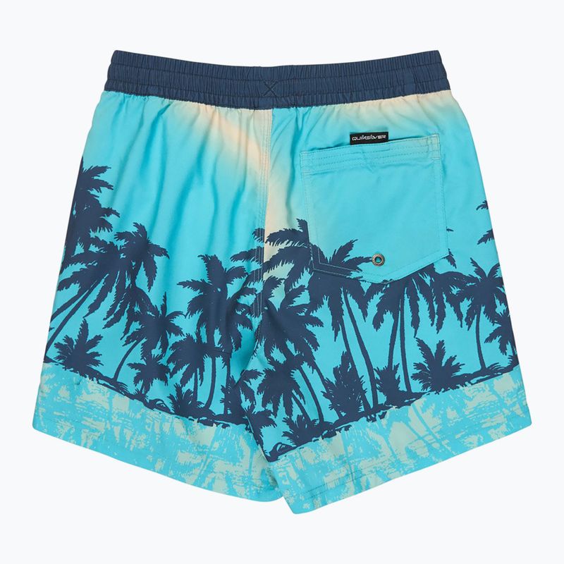 Шорти для плавання дитячі Quiksilver Everyday Printed Volley 14" aqua thermotropics 2