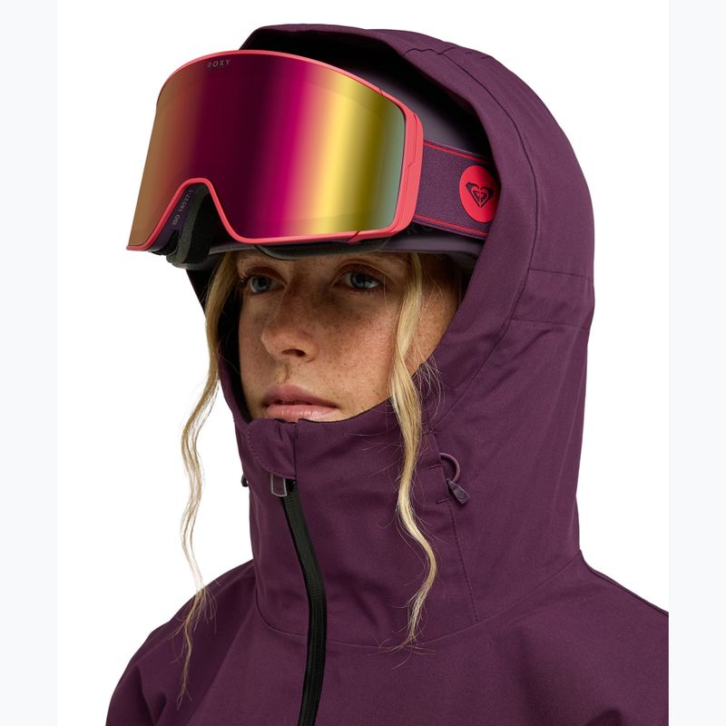 Куртка для сноуборда жіноча ROXY 20K Ice Haven blackberry wine 3