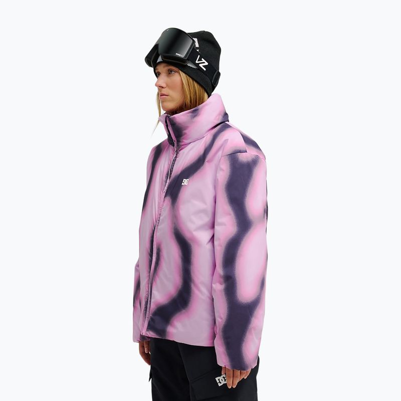 Куртка для сноуборда жіноча DC Aura Puffer 10K offscale lilac 3