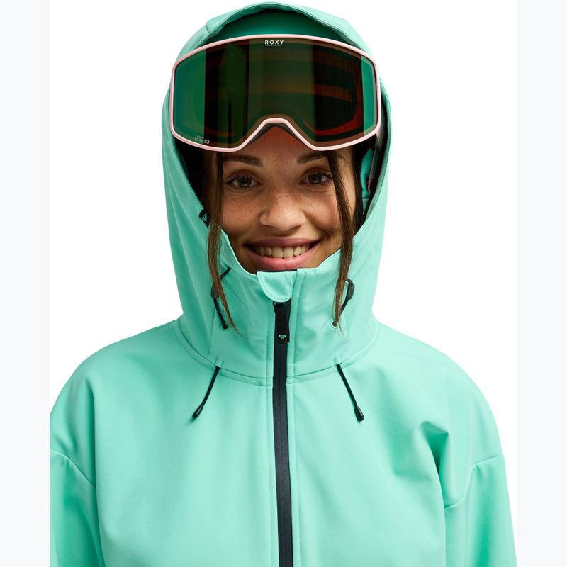 Куртка для сноуборда жіноча ROXY Frostbliss Softshell Overhead opal 6