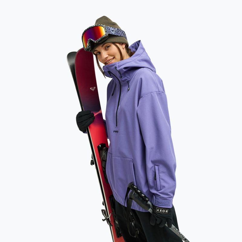 Куртка для сноуборда жіноча ROXY Frostbliss Softshell Overhead twilight purple 4