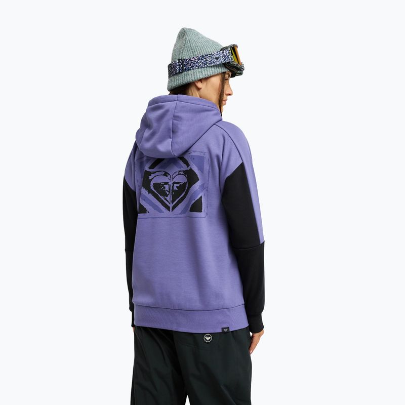 Жіноча сноубордична толстовка ROXY Liberty Hoodie twilight purple 3