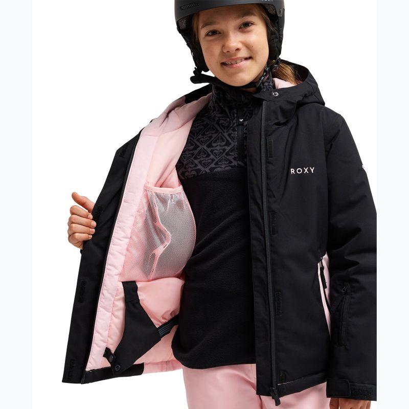 Куртка для сноуборда дитяча ROXY Snowflare true black 5