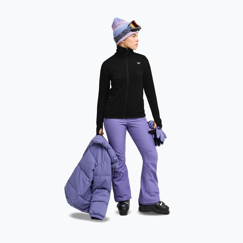 Кофта флісова жіноча ROXY Snowstride Full Zip true black 2