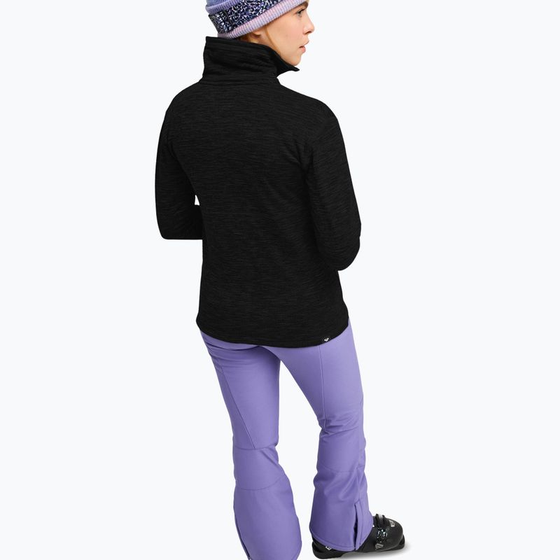 Кофта флісова жіноча ROXY Snowstride Full Zip true black 3