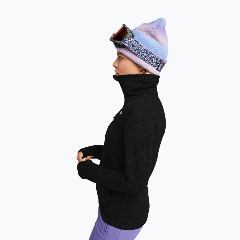 Кофта флісова жіноча ROXY Snowstride Full Zip true black 4