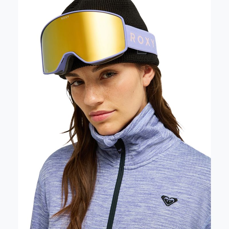 Кофта флісова жіноча ROXY Snowstride Full Zip twilight purple 5