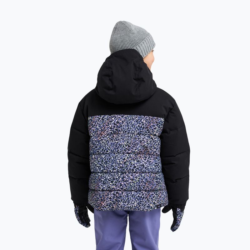 Куртка для сноуборда дитяча ROXY Snowyhill Printed Puffy true black wildin out rg 3