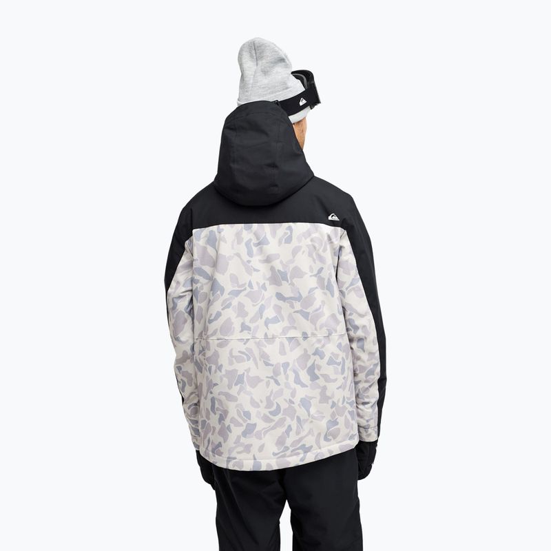 Куртка для сноуборда чоловіча Quiksilver Sycamore 20K ice camo bone white 3