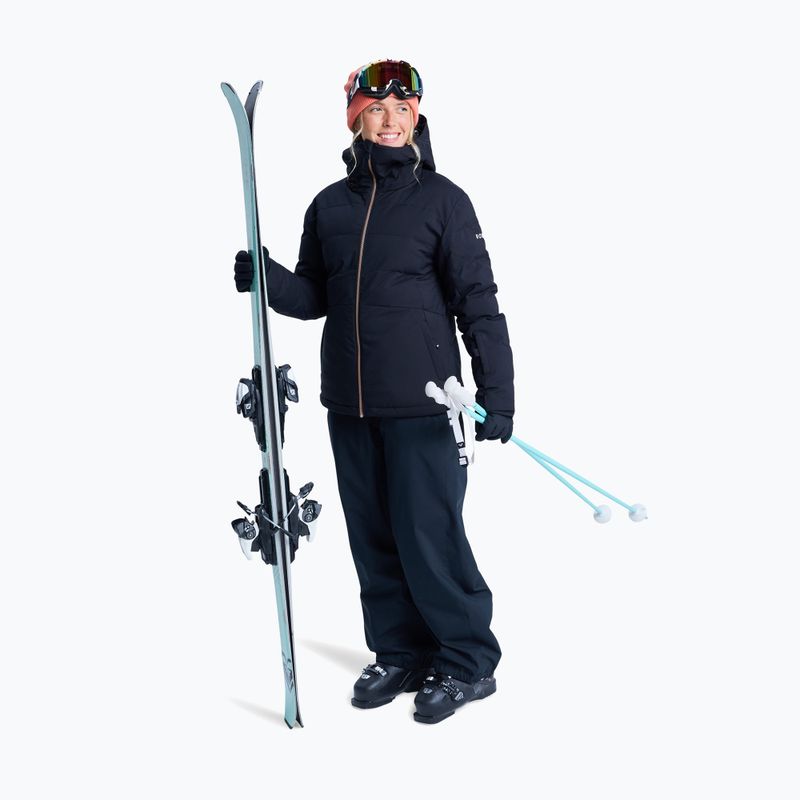 Куртка для сноуборда жіноча ROXY Snowyhill Puffy true black 2