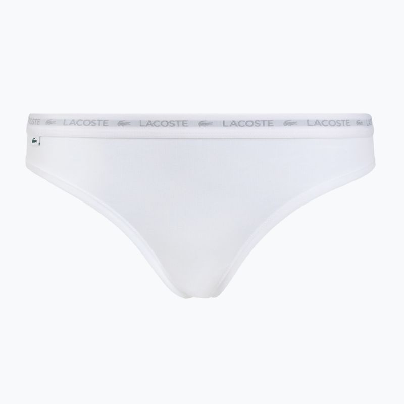 Труси жіночі Lacoste 8F1338 3 пари black/white/silver chine 2