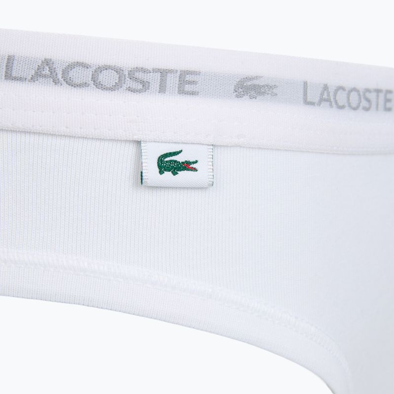 Труси жіночі Lacoste 8F1338 3 пари black/white/silver chine 4