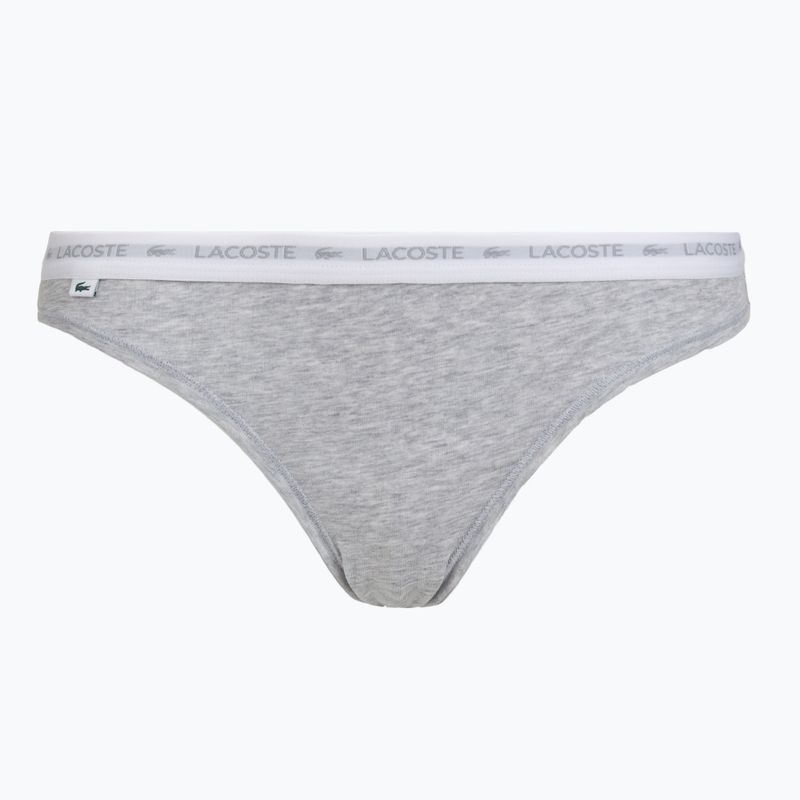 Труси жіночі Lacoste 8F1338 3 пари black/white/silver chine 5