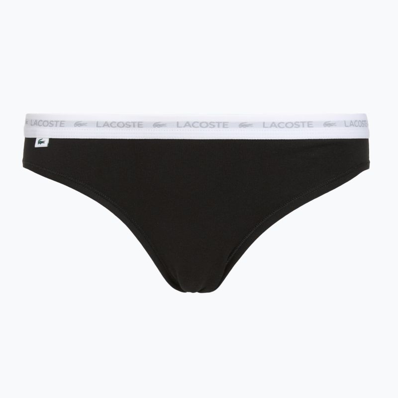 Труси жіночі Lacoste 8F1338 3 пари black/white/silver chine 6
