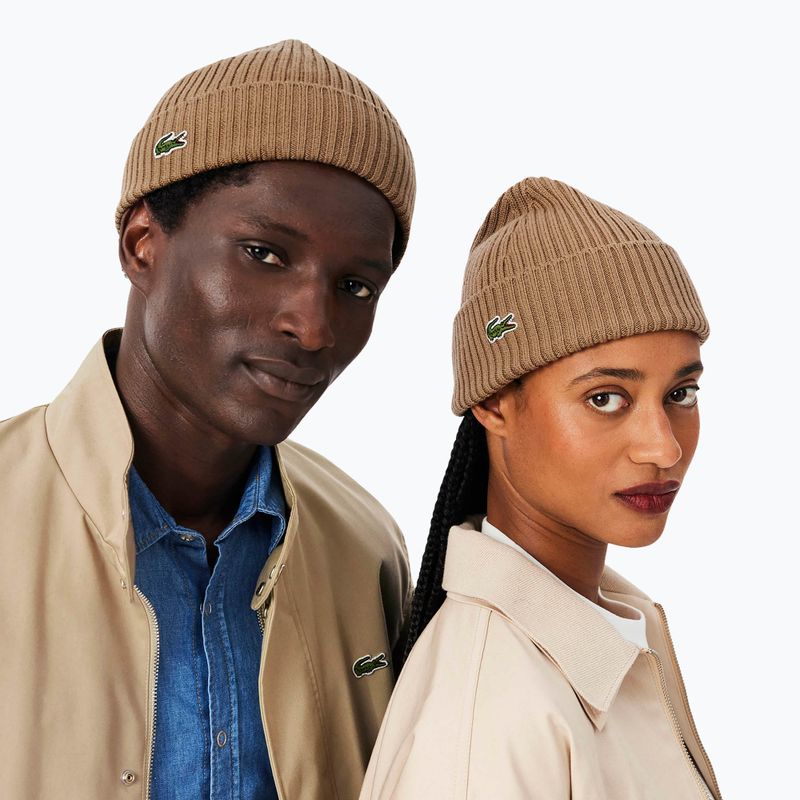 Шапка зимова чоловіча Lacoste RB0001 cookie 3