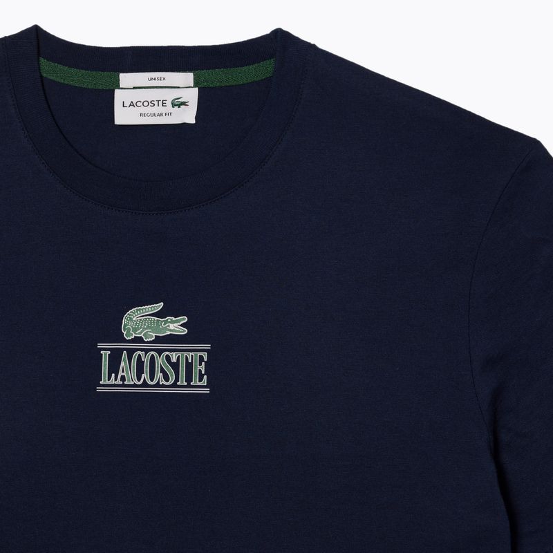 Футболка Lacoste TH1147 темно-синя 5