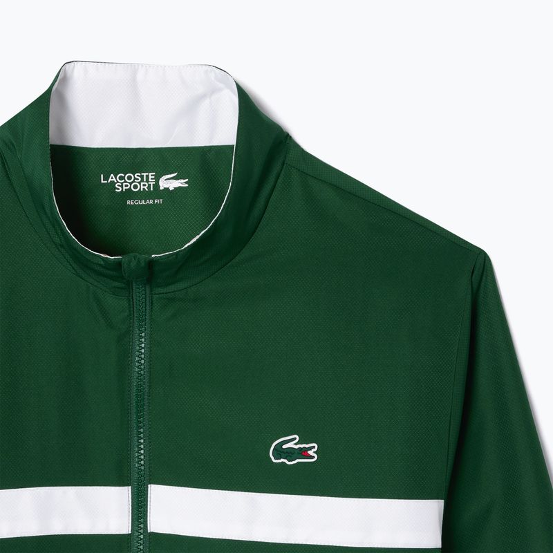 Чоловічий тенісний спортивний костюм Lacoste WH7567 зелений/білий 8