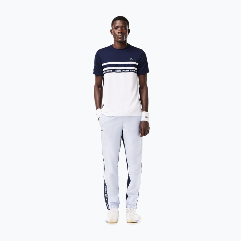 Футболка чоловіча Lacoste TH7515 white/navy blue 2