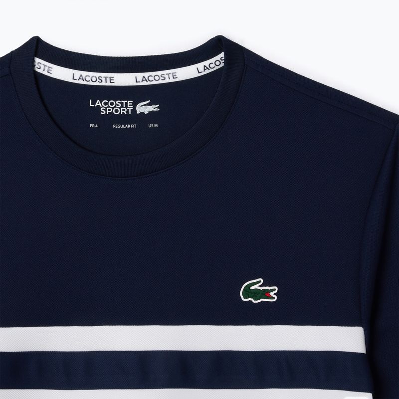 Футболка чоловіча Lacoste TH7515 white/navy blue 5