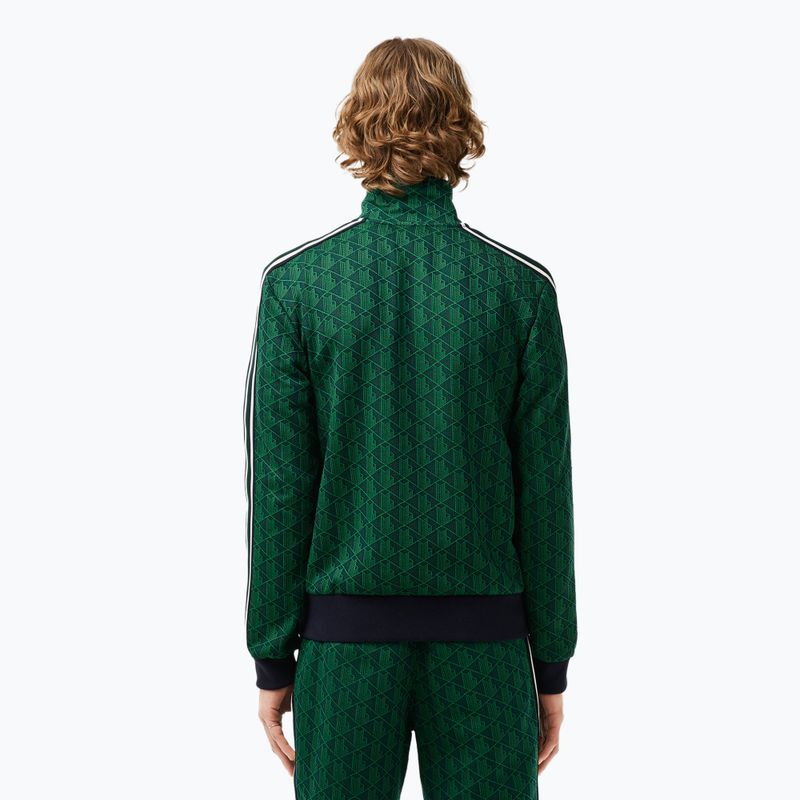 Чоловічий світшот Lacoste SH1368 темно-синій / щавель 2