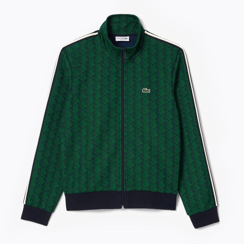 Чоловічий світшот Lacoste SH1368 темно-синій / щавель 4