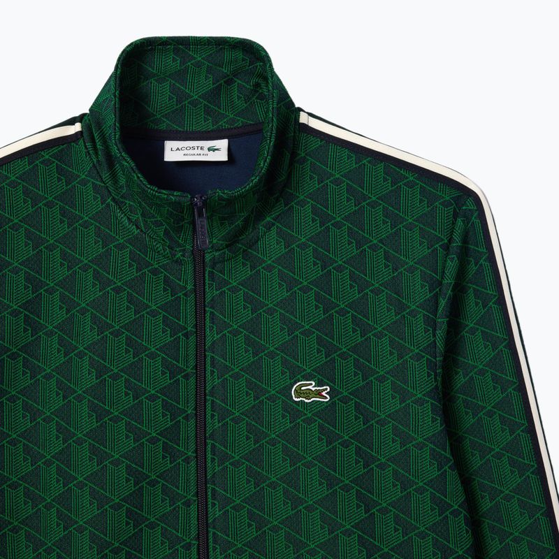 Чоловічий світшот Lacoste SH1368 темно-синій / щавель 5
