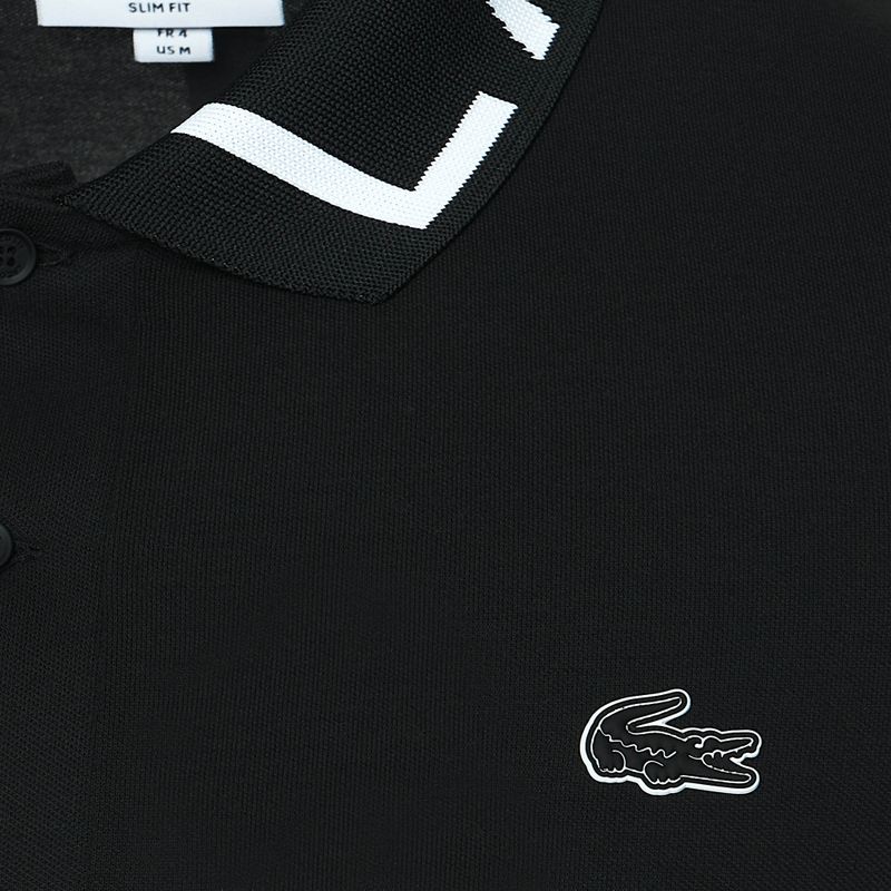 Футболка поло чоловіча Lacoste PH7495 black 3