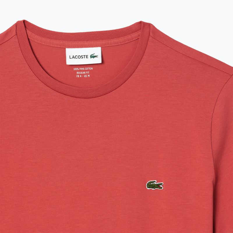 Чоловіча футболка Lacoste TH6709 sierra red 5