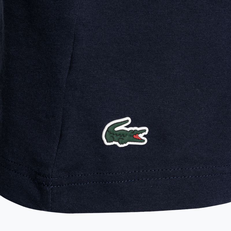 Чоловіча футболка Lacoste TH9068 темно-синя 4