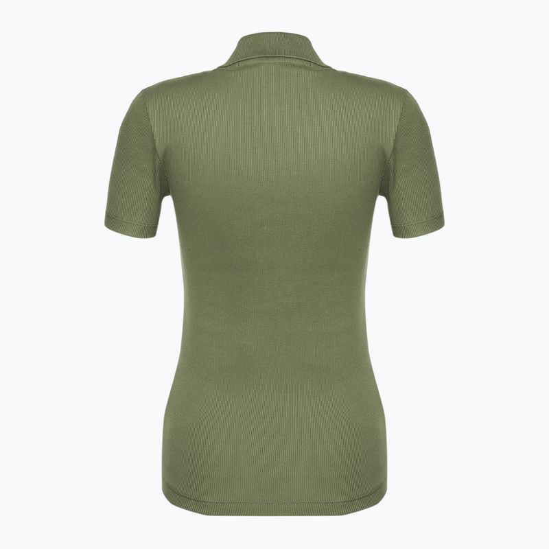 Футболка поло жіноча Lacoste DF5377 khaki 2