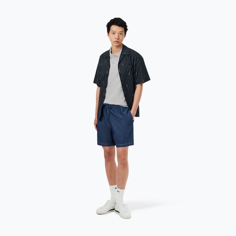 Футболка поло чоловіча Lacoste Polo DH5522 silver chine 2