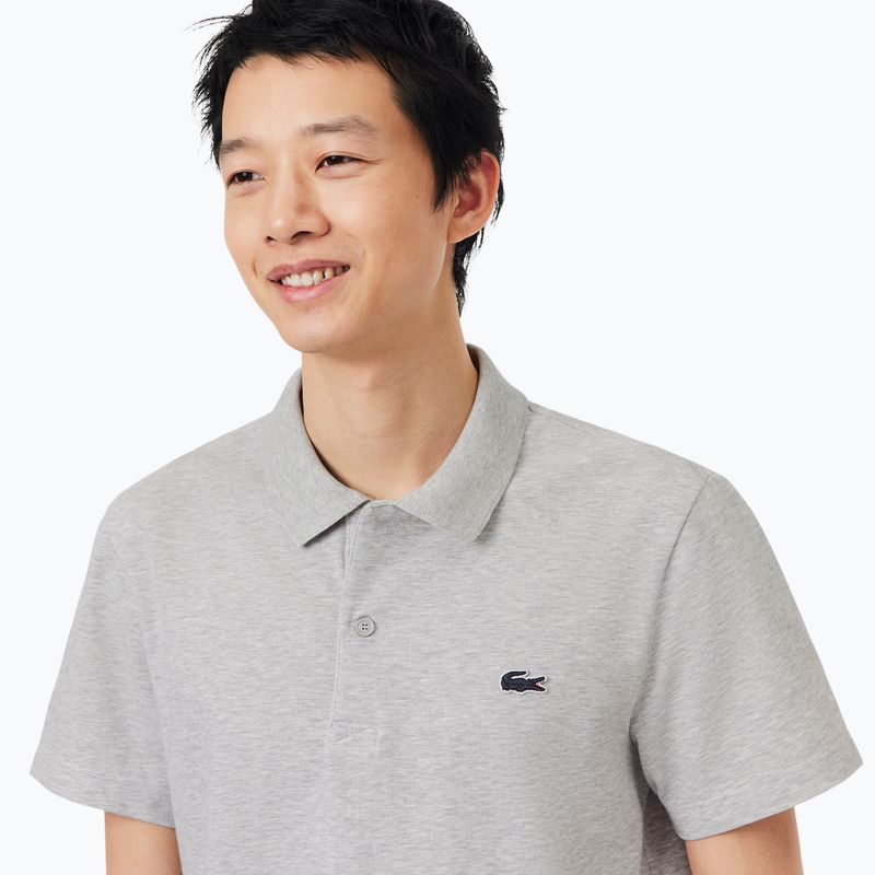 Футболка поло чоловіча Lacoste Polo DH5522 silver chine 4