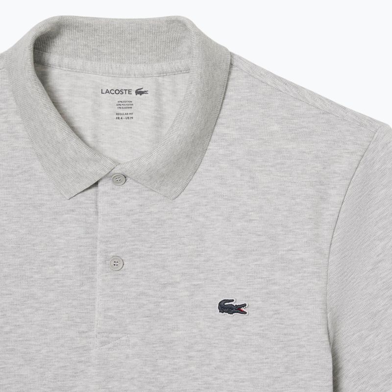 Футболка поло чоловіча Lacoste Polo DH5522 silver chine 6