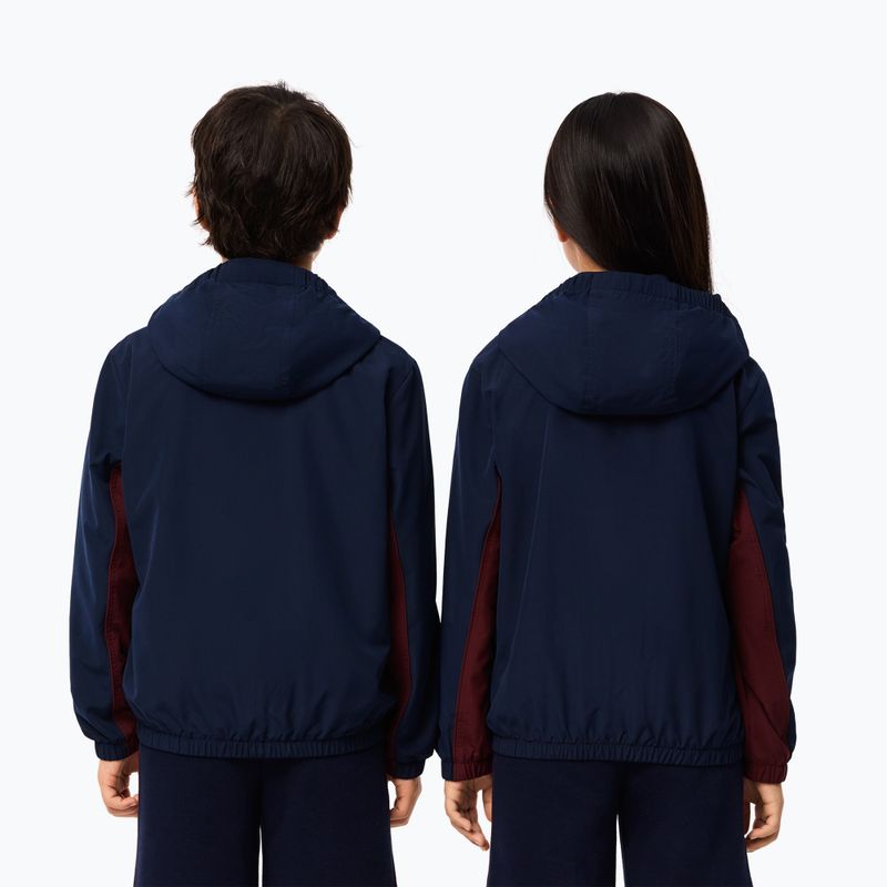 Куртка дитяча Lacoste BJ2453 navy blue / expresso 3