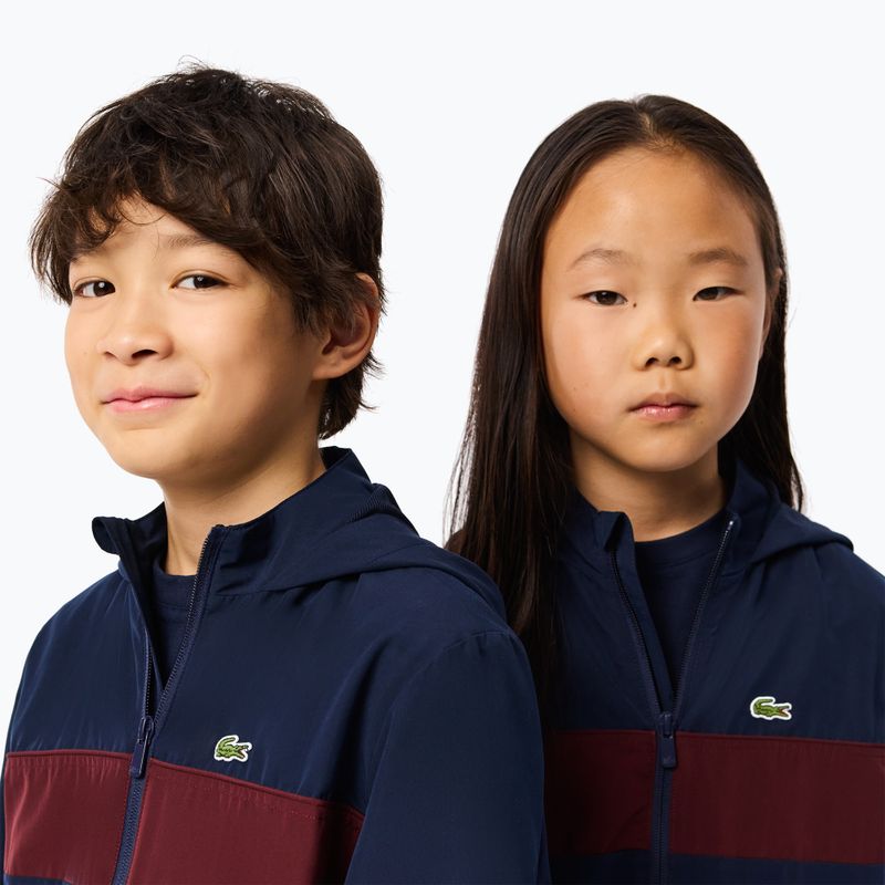 Куртка дитяча Lacoste BJ2453 navy blue / expresso 4