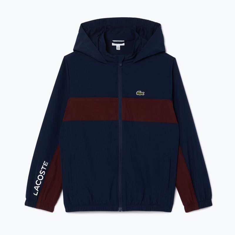 Куртка дитяча Lacoste BJ2453 navy blue / expresso 5
