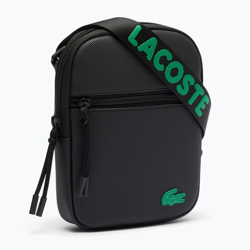 Сумка чоловіча Lacoste NH4679TX jacquard webbing noir 3