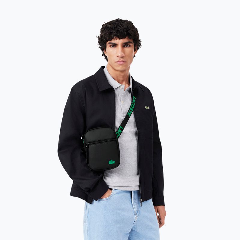 Сумка чоловіча Lacoste NH4679TX jacquard webbing noir 6