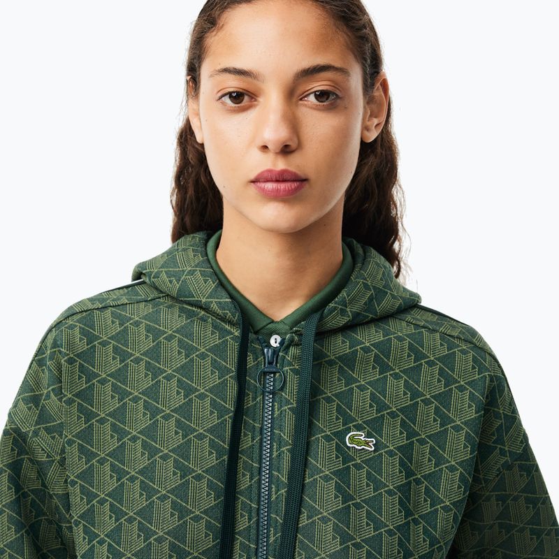 Жіночий світшот Lacoste SF7606 sinople/хакі 4