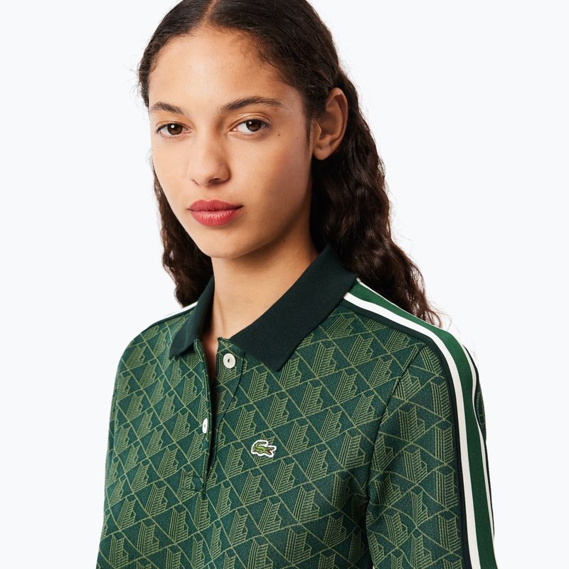 Футболка поло жіноча Lacoste DF3364 sinople/khaki 3