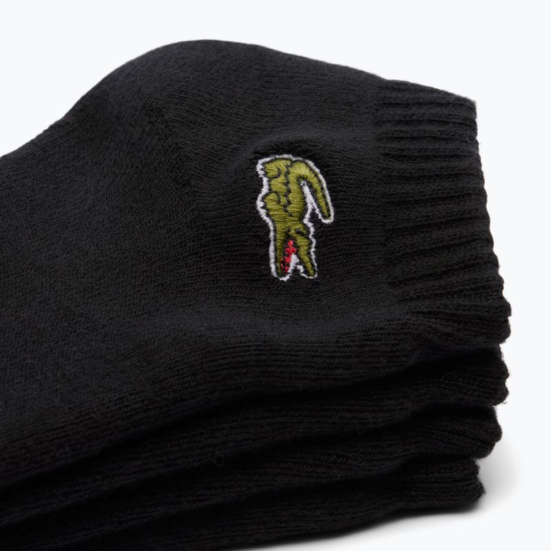 Шкарпетки чоловічі Lacoste RA2653 2 пари black/black 3