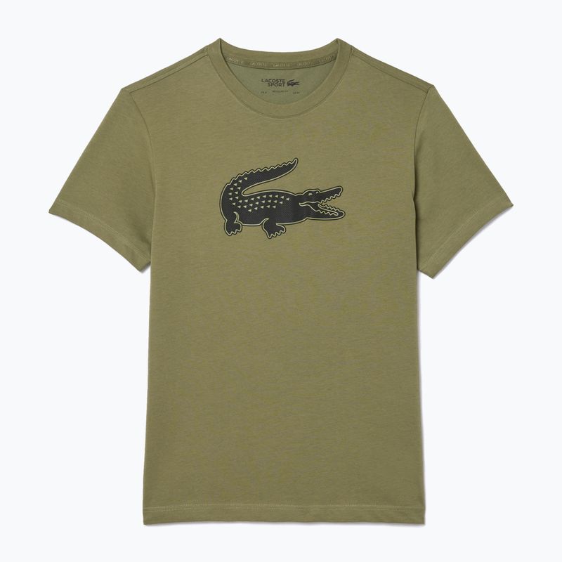 Футболка чоловіча Lacoste TH2042 khaki/black 4